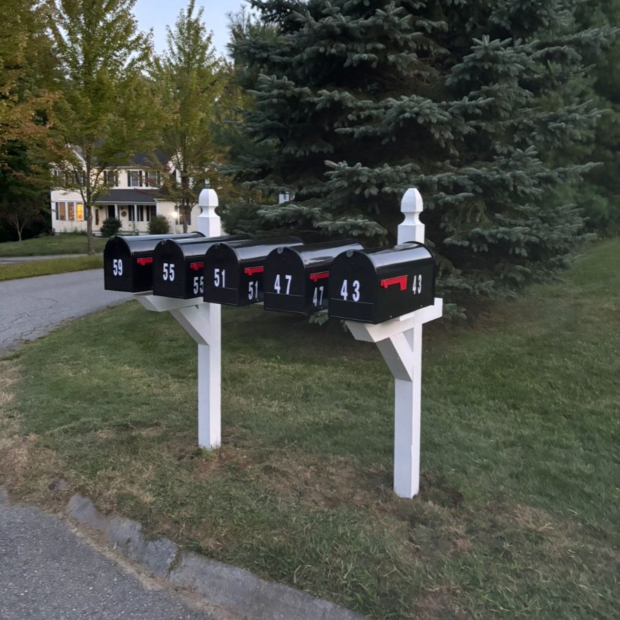 Home 5 custom mailboxes & posts-047